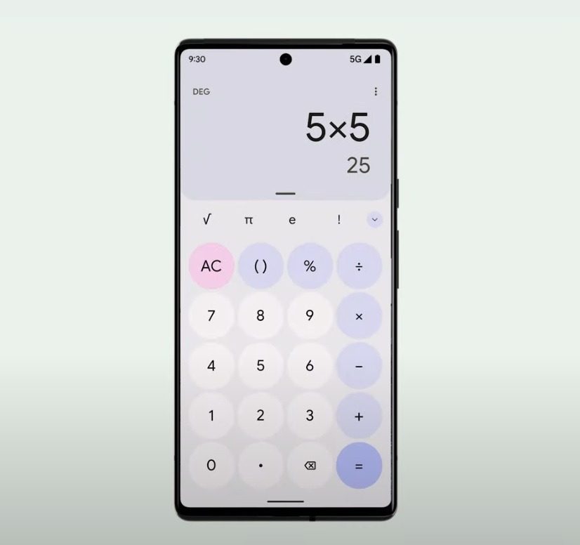 Google Pixel 6 Screen