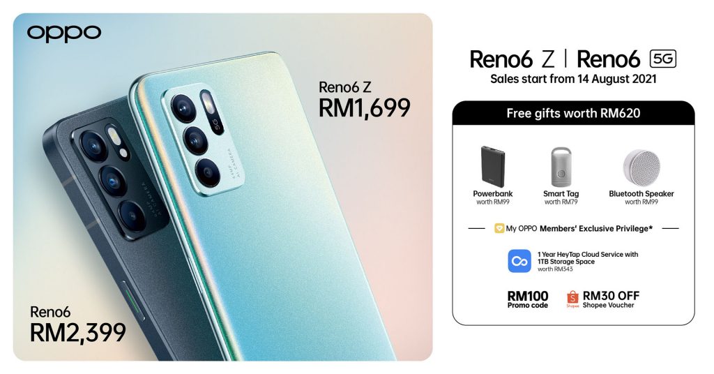 OPPO Reno6 launch sale price