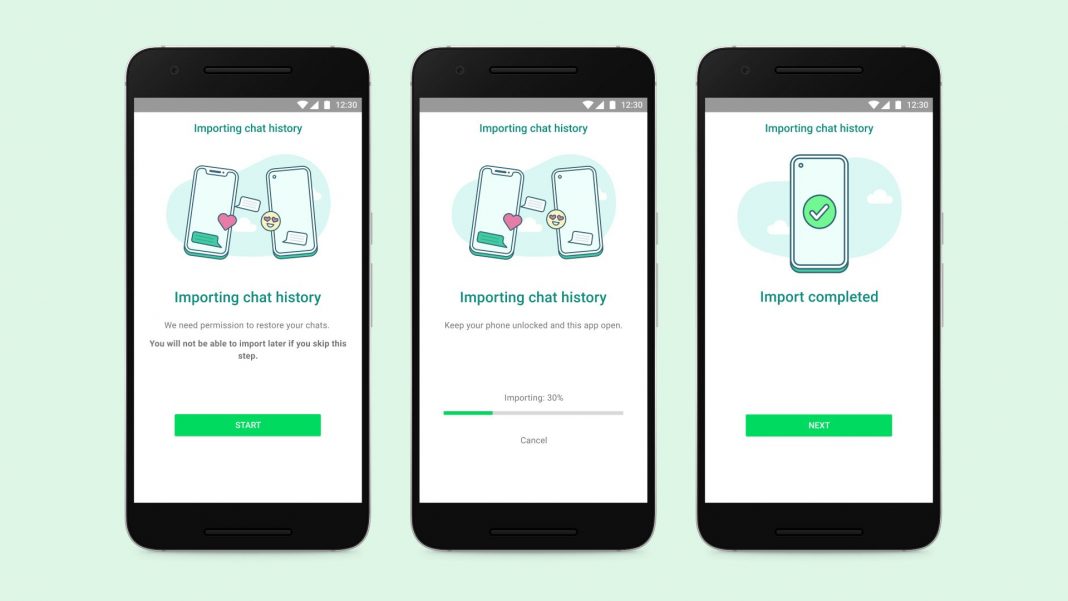WhatsApp Cross Platform chat history