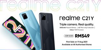 realme C21Y Featured