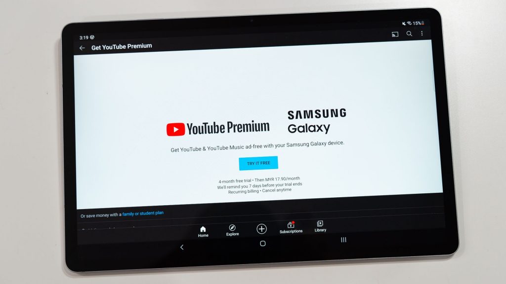 Samsung Galaxy Tab S7 FE