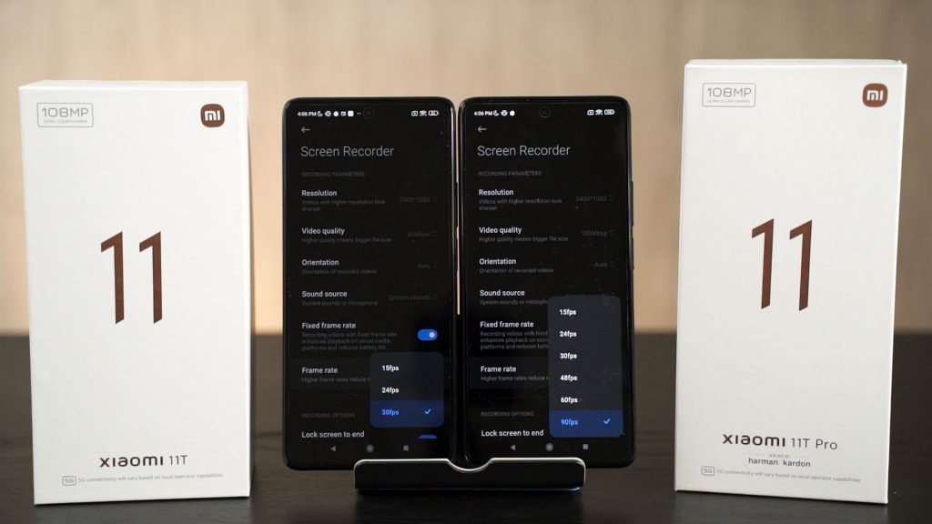 Xiaomi 11T vs Xiaomi 11T Pro