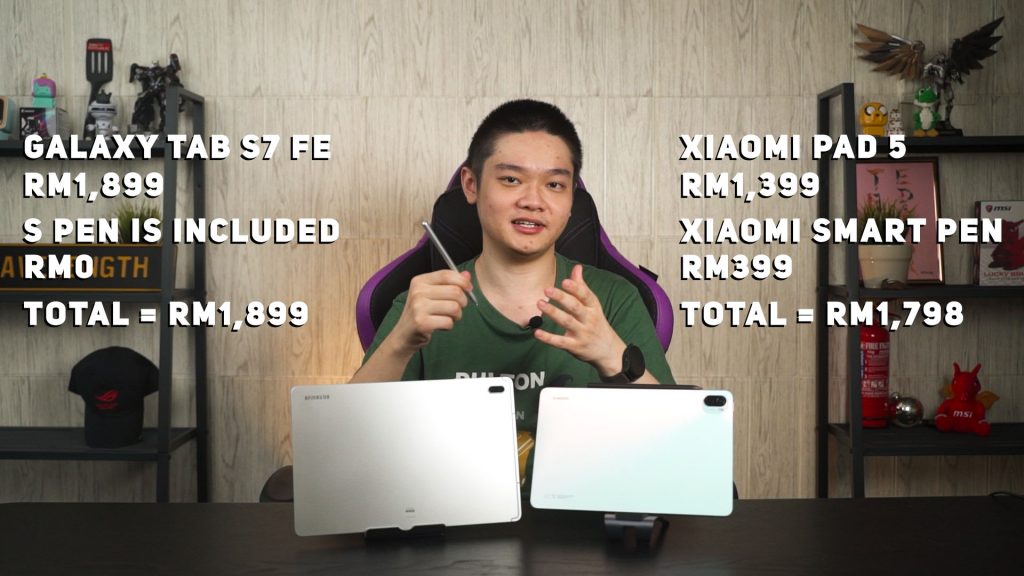 Xiaomi Pad 5 vs Samsung Galaxy Tab S7 FE