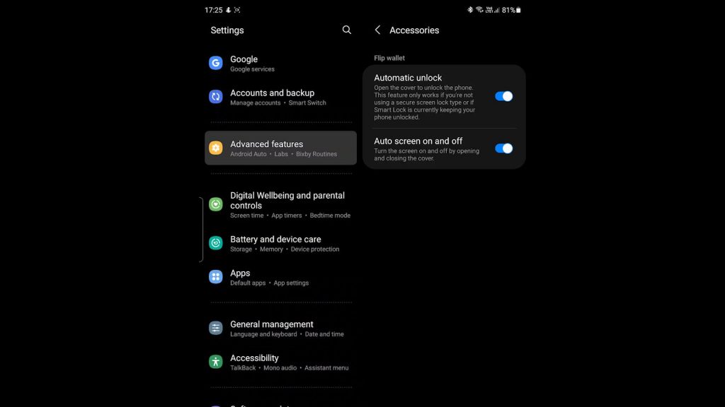 Samsung Galaxy Z Fold3 5G Flip Cover with Pen