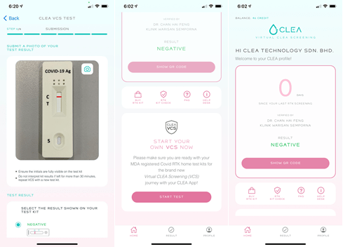 CLEA Virtual COVID-19 Screening App