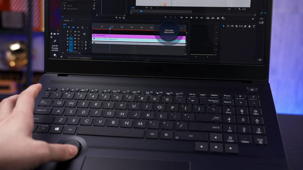 ASUS ProArt Studiobook 16 OLED (H5600, AMD Ryzen 5000 series) How I use the ASUS Dial