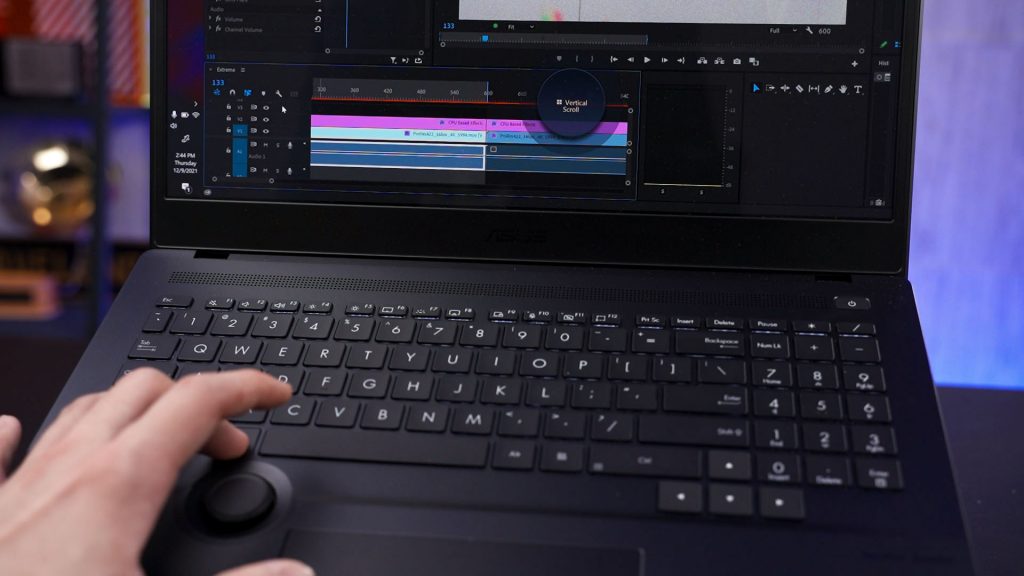 ASUS ProArt Studiobook 16 OLED (H5600, AMD Ryzen 5000 series) How I use the ASUS Dial