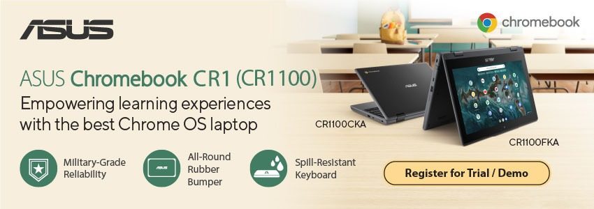 Why getting the ASUS Chromebook CR1 is suitable for your child's school needs 3
