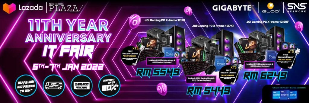 Notebook Plaza 11th Anni Joi Gaming