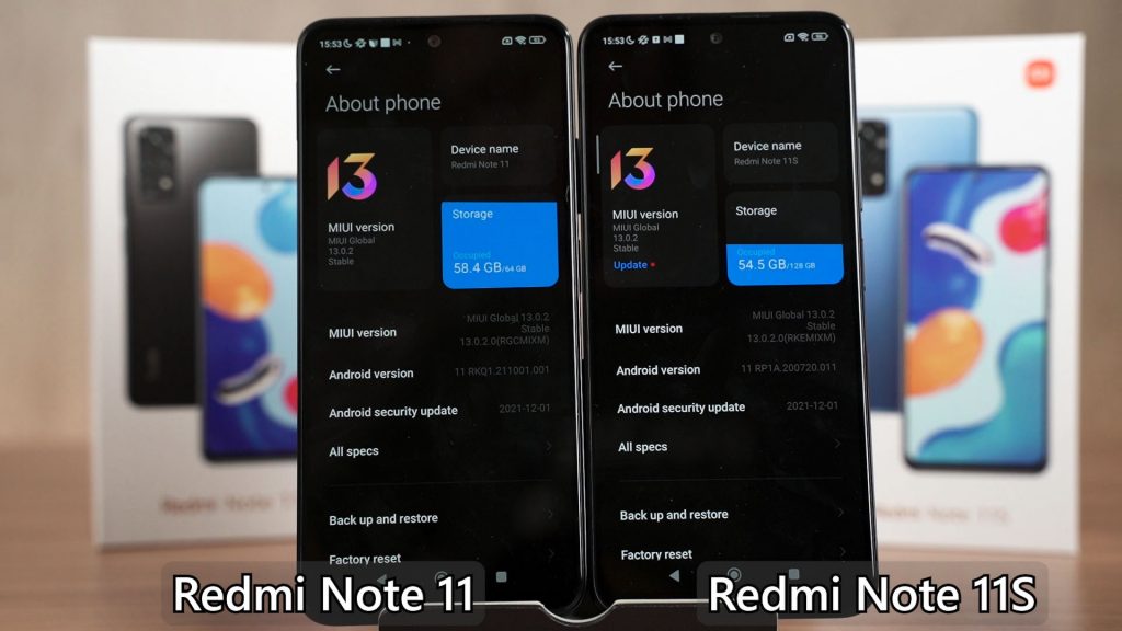 Redmi Note 11 Redmi Note 11S