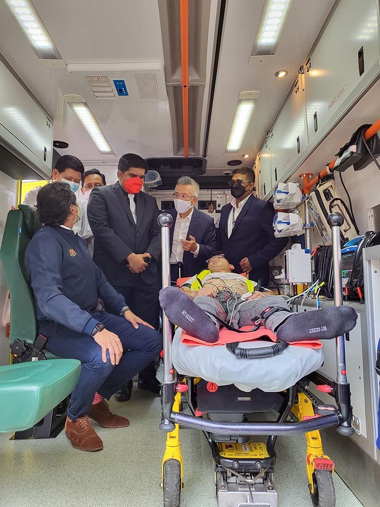 First Ambulance and YTL 5G Ambulance 1