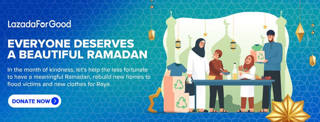 Lazada fundraise Ramadan 2022 featured