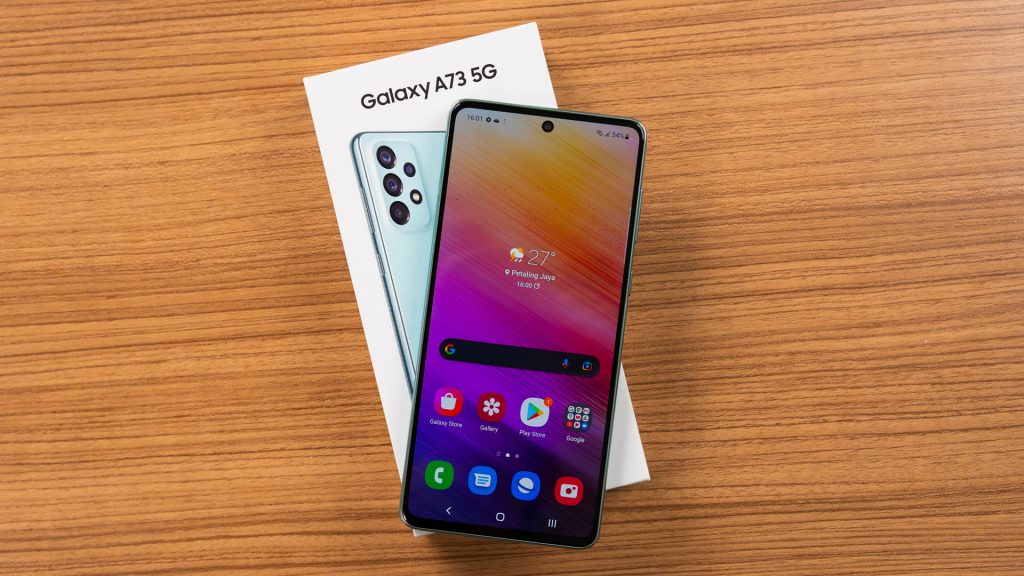 Samsung Galaxy A73 5G unboxing