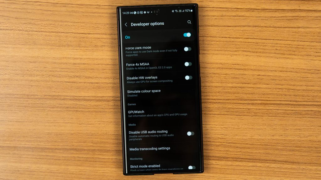 Samsung increase render resolution