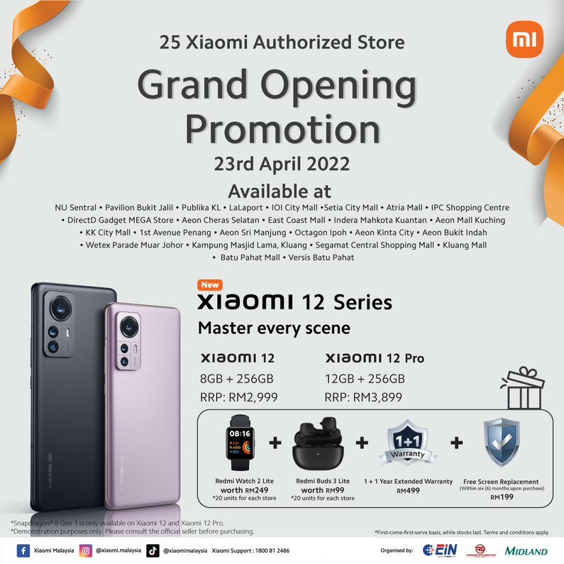 Xiaomi Grand Opening Promotion April 2022