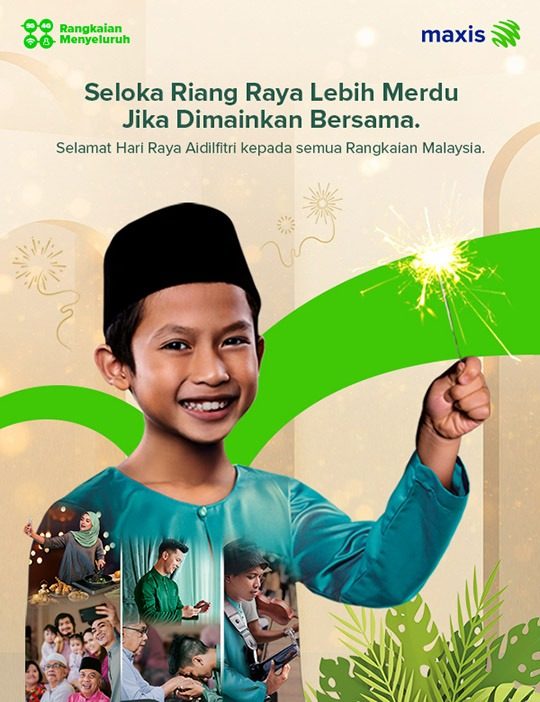 You can watch and tip street performers in conjunction with the Raya season thanks to Maxis 1