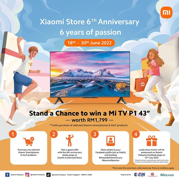 Xiaomi Malaysia Stores 6th Anniversary 1