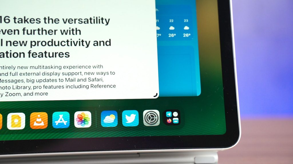 iPad OS 16 Beta 1