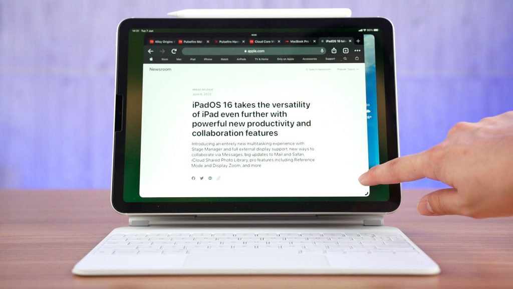 iPad OS 16 Beta 1