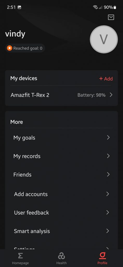 Amazfit Zepp App 3