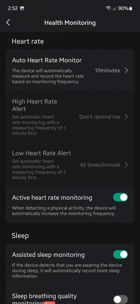 Amazfit Zepp App 6