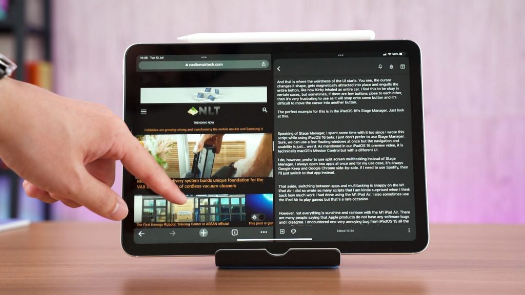 M1 iPad Air 5th gen as Laptop replacement