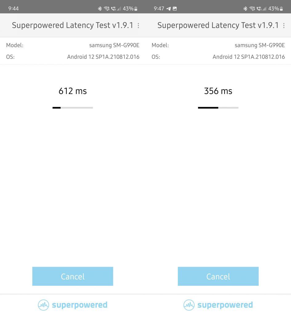 OPPO Enco Air2 Pro Latency