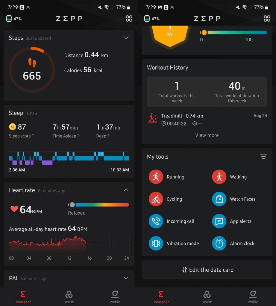 Amazfit GTS 4 Mini Zepp 1