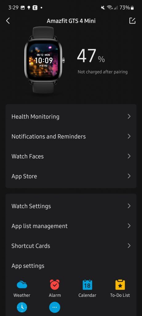 Amazfit GTS 4 Mini Zepp 3
