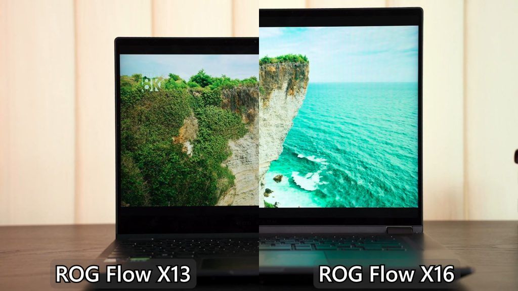 ROG Flow X13 vs Flow X16