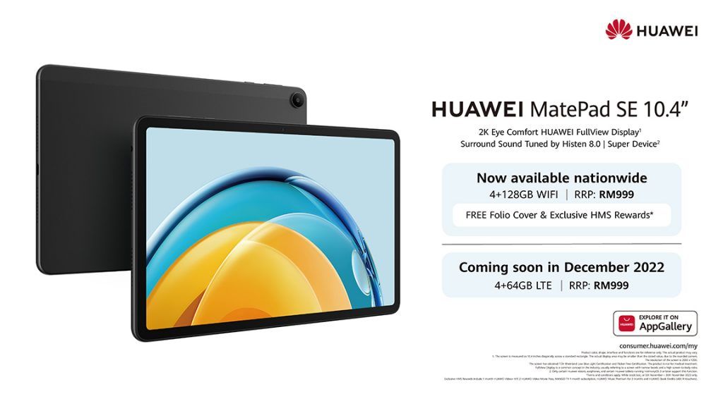 HUAWEI MatePad SE Malaysia Price featured
