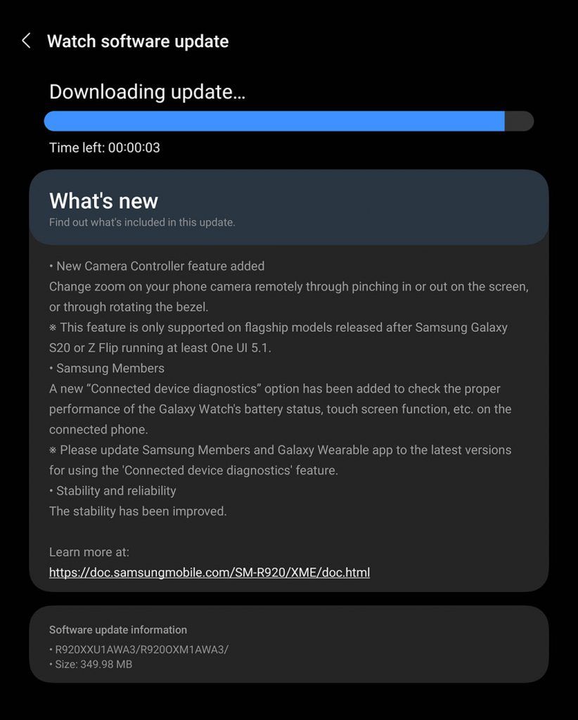 Galaxy Watch 5 Pro update ECG PPG