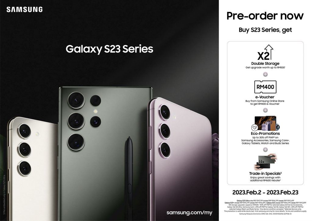 Samsung Galaxy S23 series pre-order