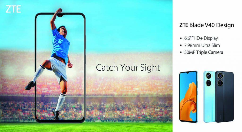 ZTE Blade V40 Design featured