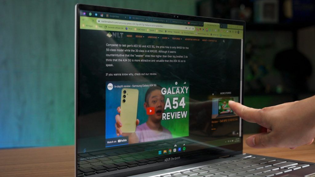 ASUS Zenbook 14 Flip OLED UP3404 review