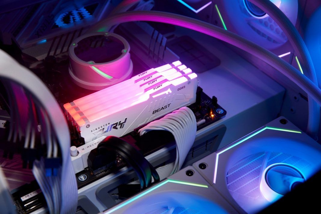 Kingston FURY Beast DDR5 RGB White 1 Kingston FURY Beast DDR5 RGB White 1
