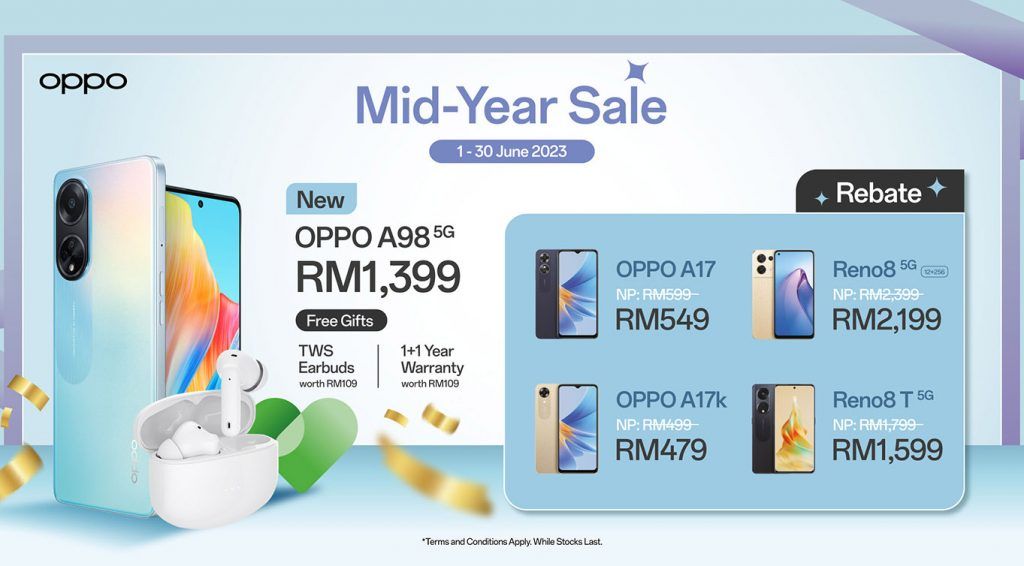 OPPO Mid-Year Sale 2023 Malaysia featured