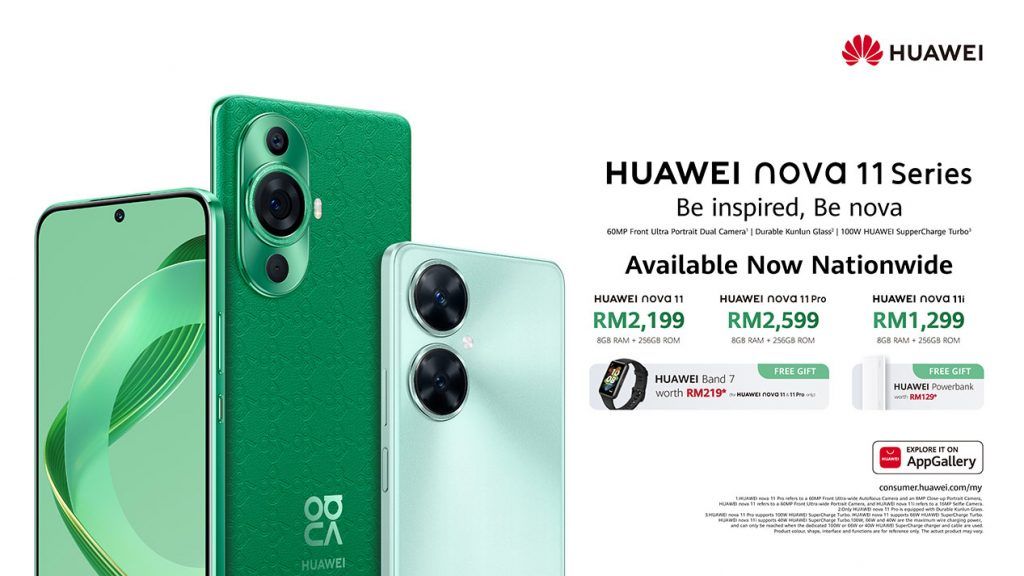 HUAWEI nova 11 Series smartphones Malaysia price featured