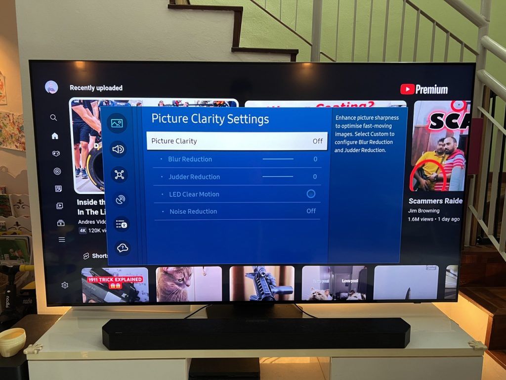 Immersive Home Theatre Experience with Samsung QN85C 4K QLED TV & Q800C Soundbar 26