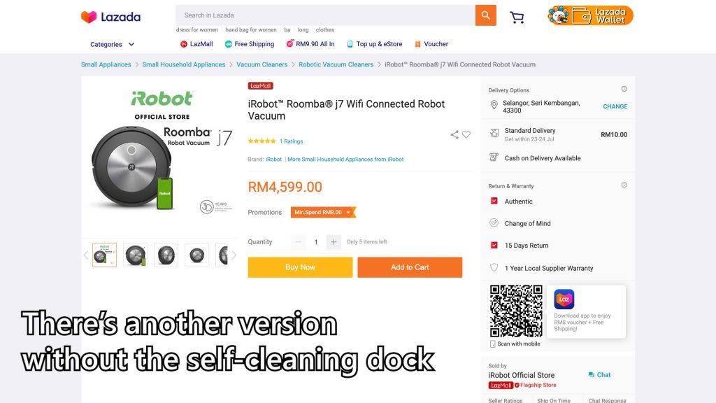 iRobot Roomba j7+ review