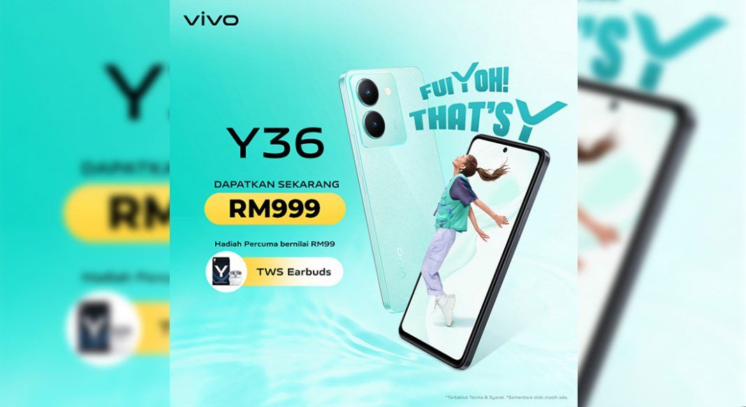 vivo Y36 4G smartphone Malaysia price featured