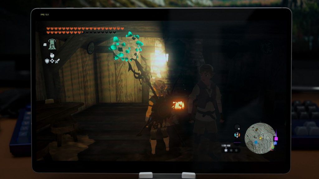 Samsung Galaxy Tab S9 Ultra emulation test