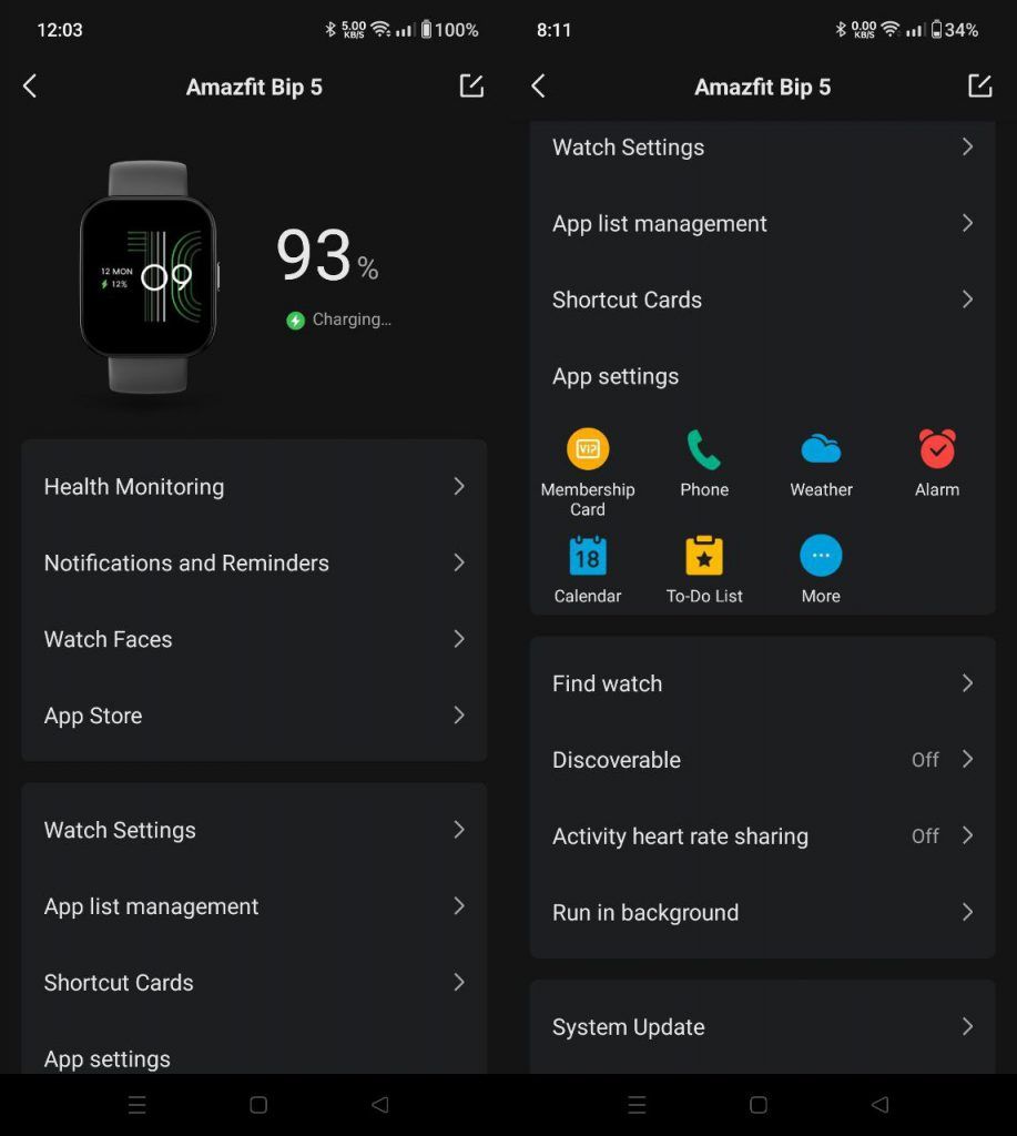 Amazfit Bip 5 Zepp App 5