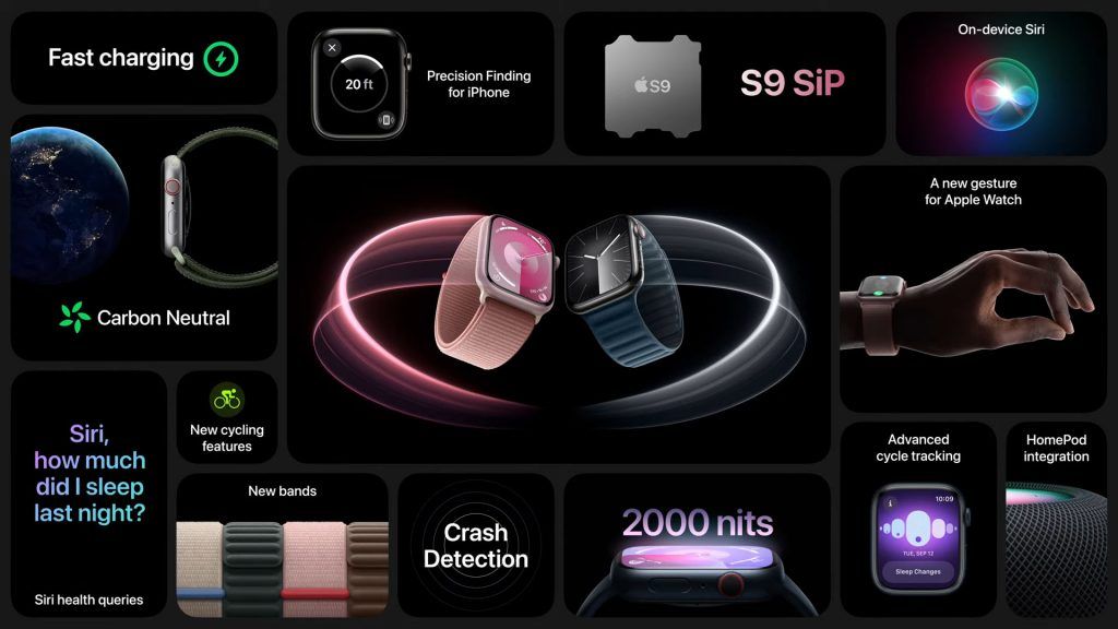 Apple Watch Series 9 announcement