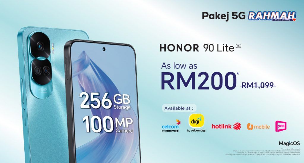 HONOR 90 Lite 5G Rahmah Pakej Malaysia featured