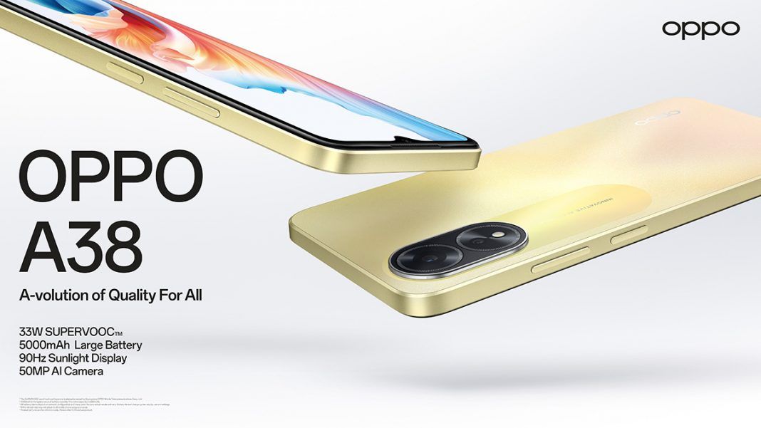 OPPO A38 smartphone Malaysia launch price featured