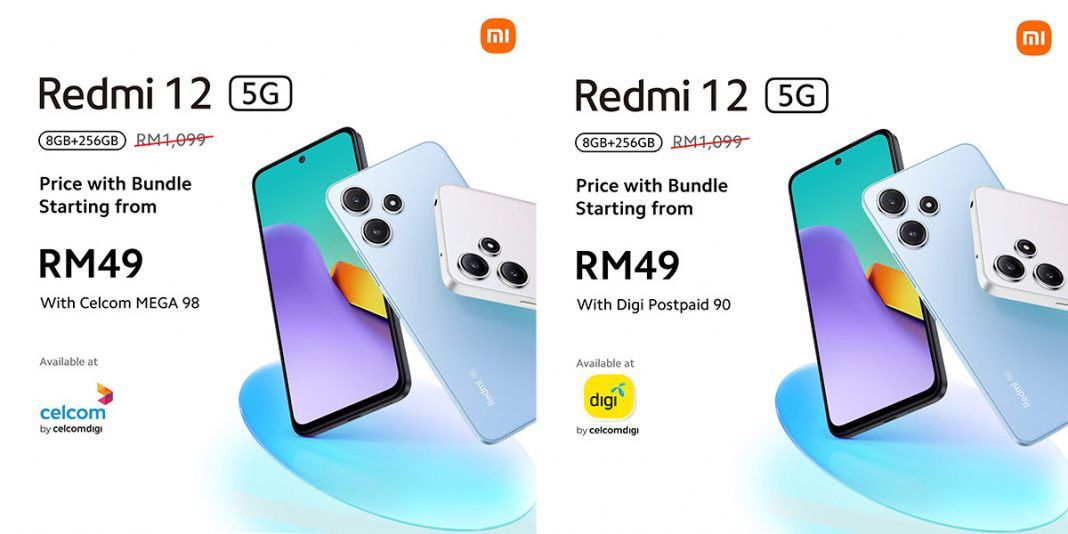 Xiaomi Redmi 12 5g Malaysia availability Celcom Digi postpaid bundle plan featured Xiaomi Redmi 12 5g Malaysia availability Celcom Digi postpaid bundle plan featured