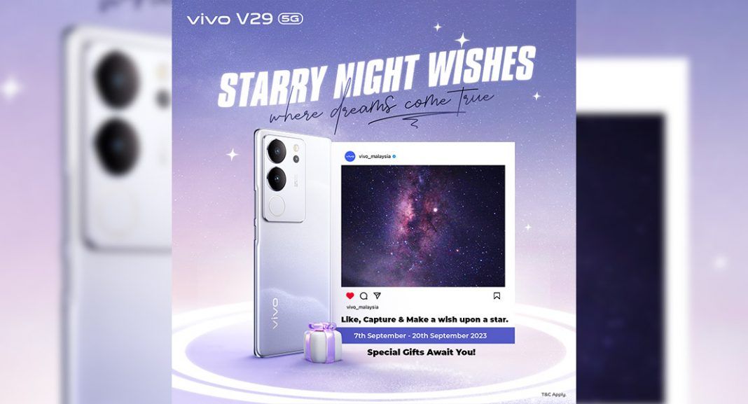 vivo V29 Starry Night Wishes contest Malaysia featured