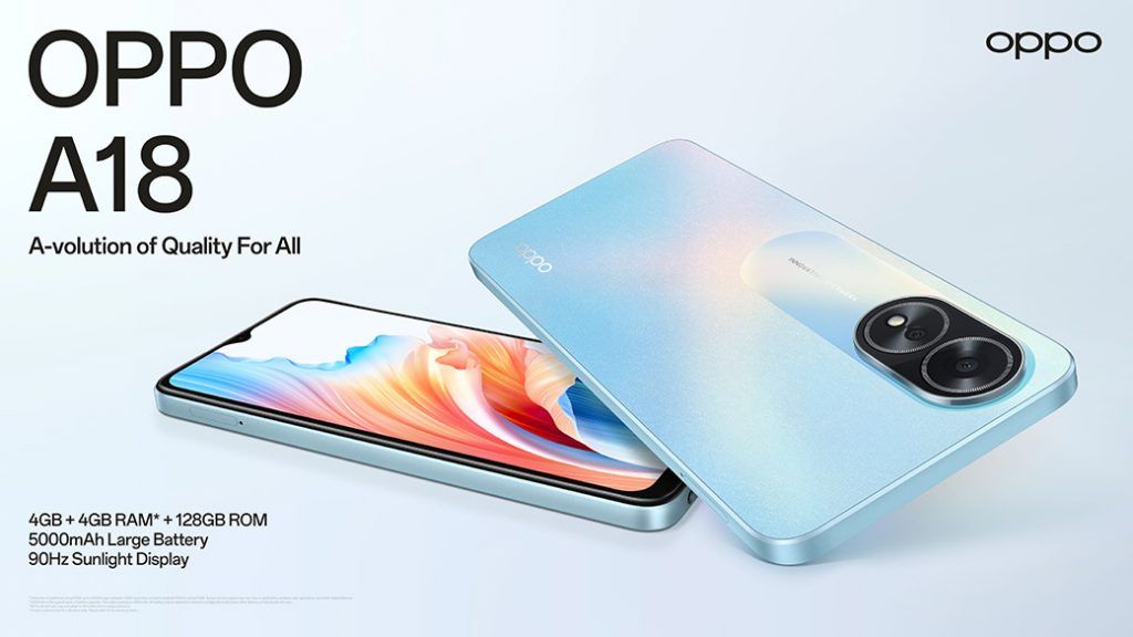 OPPO A18 smartphone Malaysia price 1