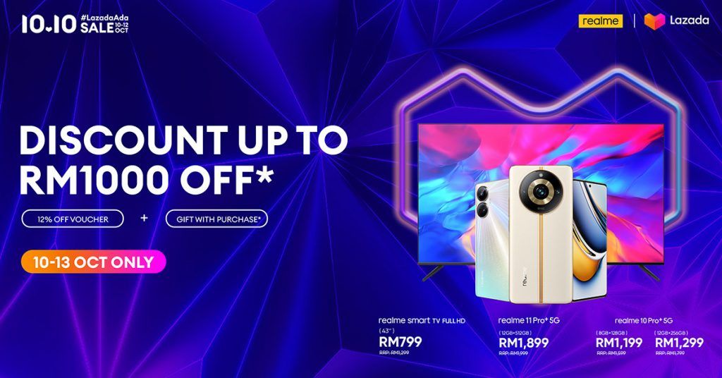 realme 10.10 Festival Shopee and Lazada 2023 Malaysia 1